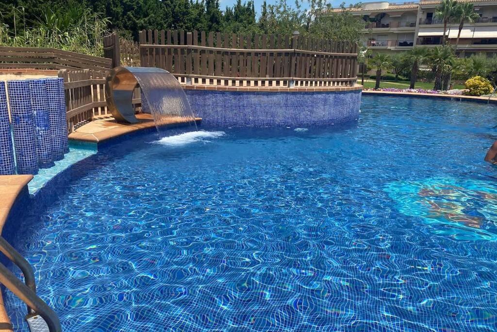 Precioso Atico En Complejo Residencial Con Piscina Daire Sant Carlos de la Ràpita Dış mekan fotoğraf