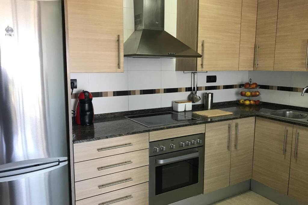 Precioso Atico En Complejo Residencial Con Piscina Daire Sant Carlos de la Ràpita Dış mekan fotoğraf